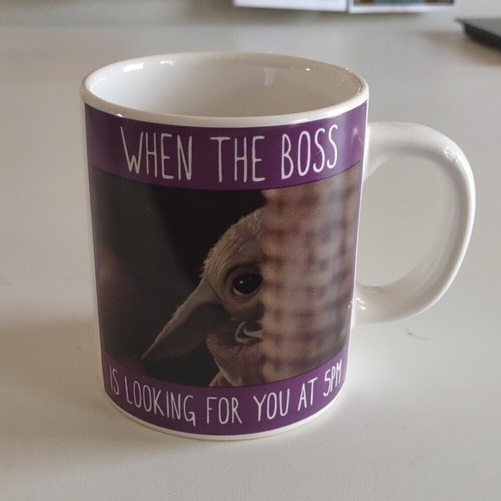 NIB Grogu Baby Yoda Child 16oz Mug